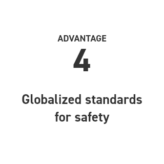 Globalized standards for safety