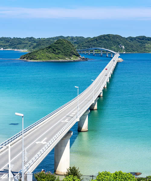 ⾓島⼤橋